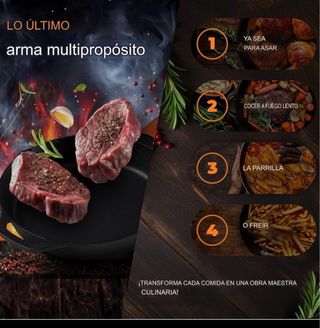 Sartén Hierro Fundido BBQ Ben 26cm