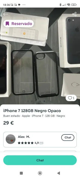 iPhone 7 Negro 128 GB