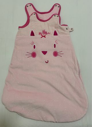 Saco dormir bebé gato 0-6 meses