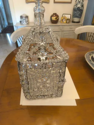 Lámpara Cristal Bohemia Transparente