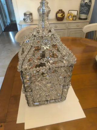 Lámpara Cristal Bohemia Transparente