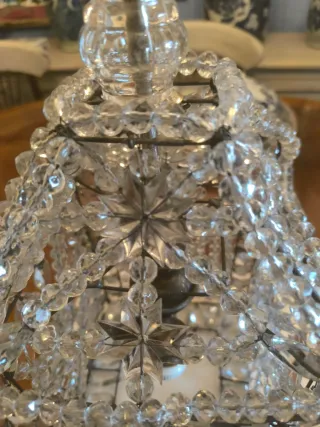 Lámpara Cristal Bohemia Transparente