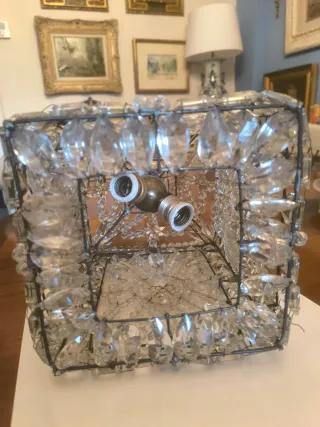 Lámpara Cristal Bohemia Transparente