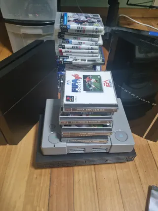 Lote Consolas PlayStation 1, 2, 3, 4 + Juegos