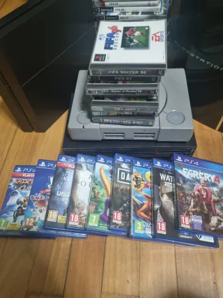 Lote Consolas PlayStation 1, 2, 3, 4 + Juegos