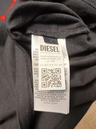 Camiseta Diesel Negra