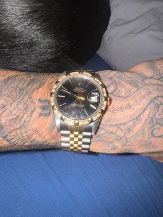 Rolex Datejust Oro/Acero diamantes custom FULL SET