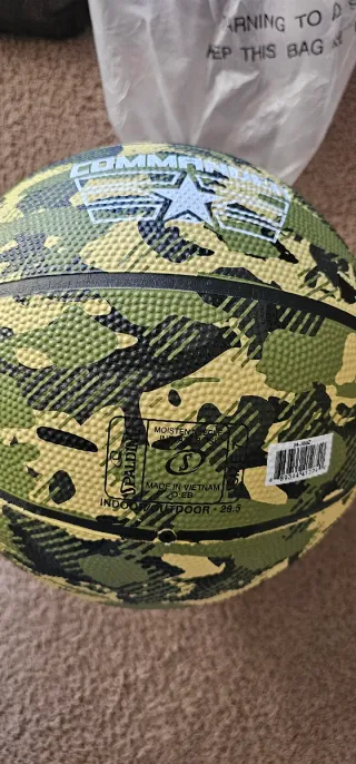 Pallavolo Spalding Commander Camo Outdoor Taglia 7