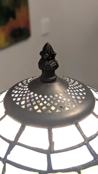 Lámpara Tiffany Cristal y Metal