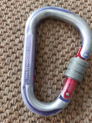 Reverso Camp y Mosquetón Seguridad