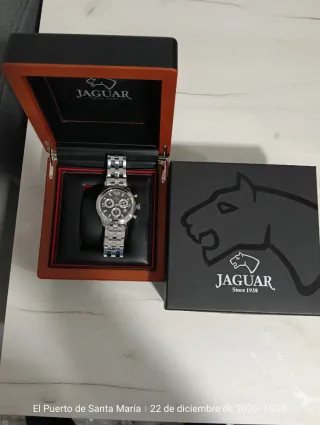Reloj Jaguar Swiss Made Caja Madera