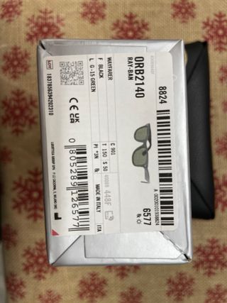 Gafas de Sol Ray-Ban Wayfarer Negras