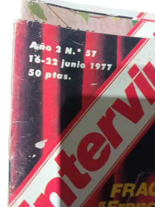 Precio por el lote 8 revistas Interviú