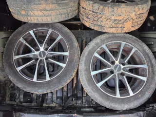 Jantes 4x108 com pneus Peugeot 306
