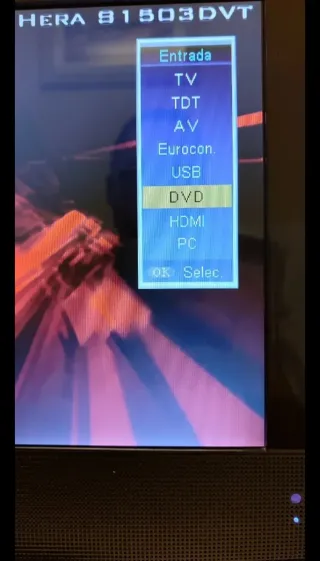 TV/DVD COMBI SUPRATECH SUPRAVISION HERA S1503DVT.