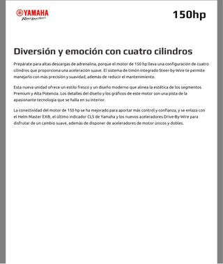Yamaha Mando Digital Integrado Dirección Eléctrica