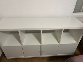 Estantería Kallax Ikea Blanca con Puertas
