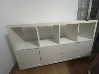 Estantería Kallax Ikea Blanca con Puertas