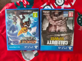 Juegos PS4 Ratchet & Clank y Call of Duty WWII
