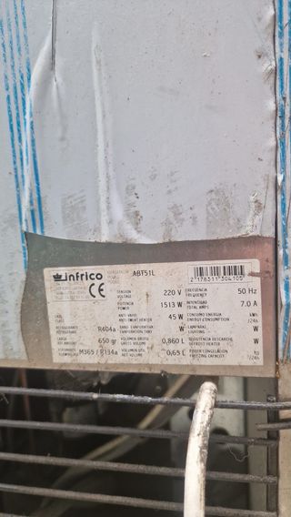 Abatidor de temperatura Infrico ABT51L