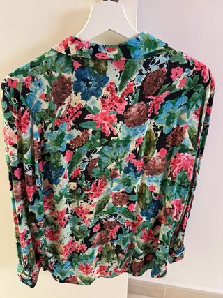 Camisa Zara Estampado Floral