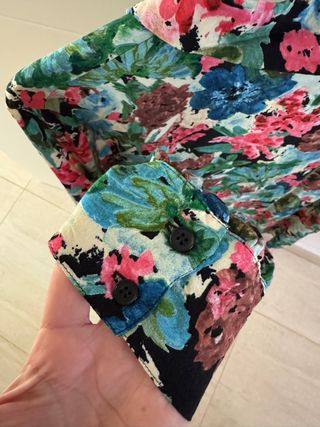 Camisa Zara Estampado Floral