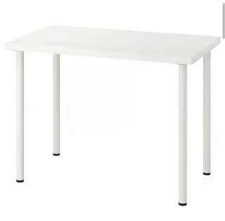 Mesa de escritorio Ikea blanca