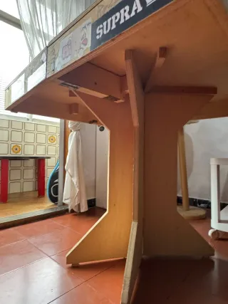 Mesa de madera, plegable