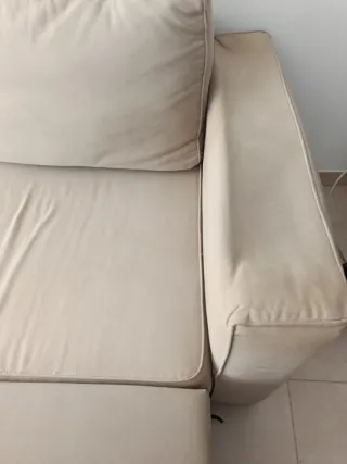 Chaise longue con canapé abatible