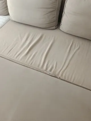 Chaise longue con canapé abatible