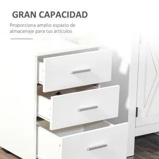 Cajonera Oficina con Ruedas Giratorias