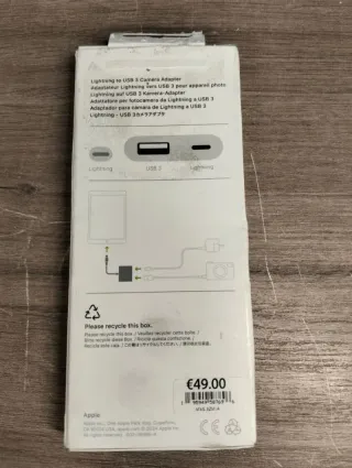 Adaptador Lightning a USB 3 Apple