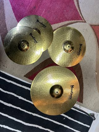 Set Platos Batería Headliner Brass