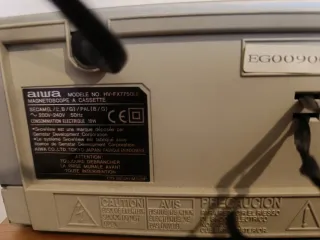 Vídeo VHS Aiwa HV-FX7750LE