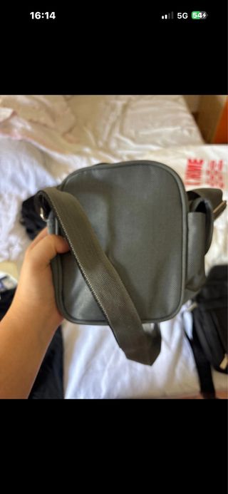 Borsello a tracolla uomo grigio