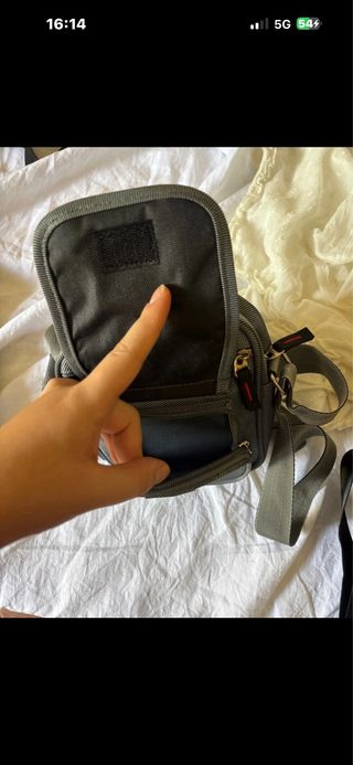 Borsello a tracolla uomo grigio