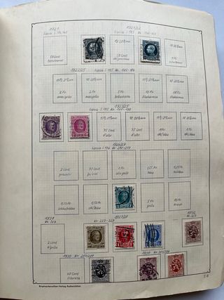 Sellos Bélgica Antiguos 1869/1965 - 9 Páginas