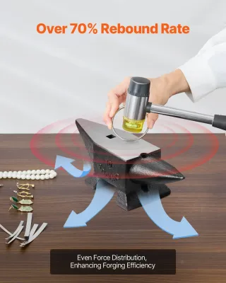 Incudine da Fabbro in Acciaio con Corno Rotondo