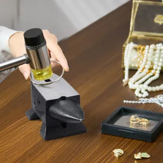 Incudine da Fabbro in Acciaio con Corno Rotondo