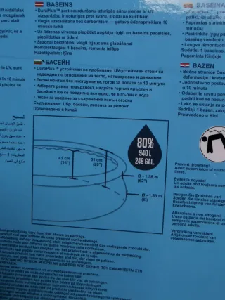 SIN ABRIR Piscina Bestway Fast Set