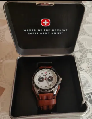 Reloj Wenger Hombre Caja y Manual