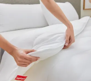 Edredón nórdico blanco poliéster