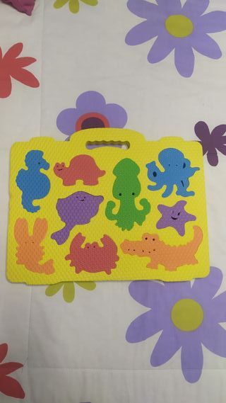 4 Puzles Infantiles Grandes 39x30cm gomaespuma