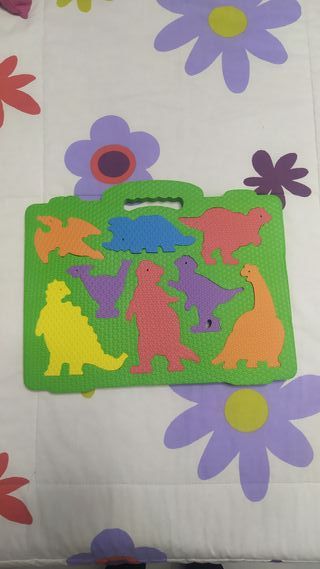 4 Puzles Infantiles Grandes 39x30cm gomaespuma