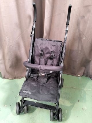 Silla de Paseo KikkaBoo Beetle Negra