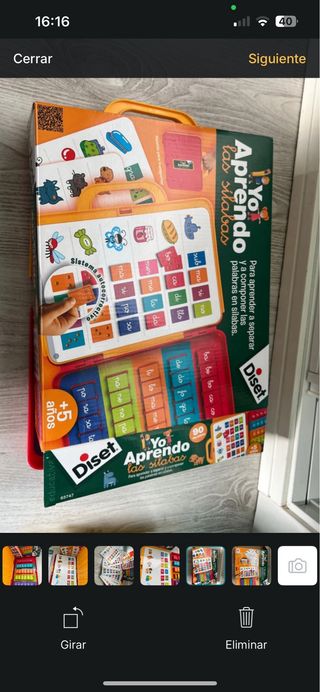 Juego Yo Aprendo las Sílabas Diset