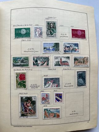 Sellos Francia Antiguos 1853/1971 - 17 Páginas