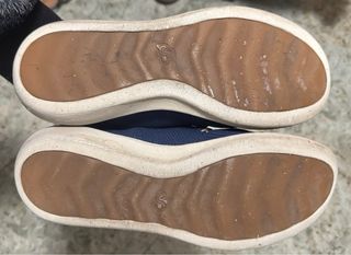 Zapatos azules de punto