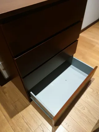 Cómoda MALM 4 cajones madera