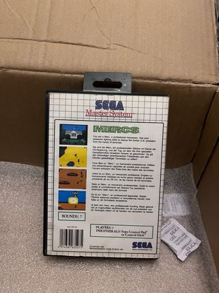 Mercs Sega Master System Juego